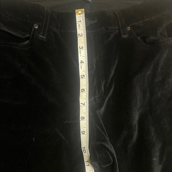 Eileen Fisher Women's Black Velour Pants sz 12 - Picture 5 of 8
